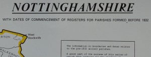 Nottinghamshire Parish Register Map (IHGS)