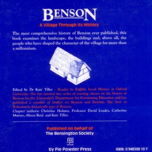 Benson – A Village Through its History