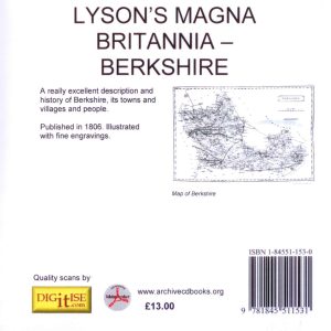 Lyson’s Magna Britannia, Berkshire,1806 (CD)