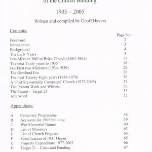 A History of Tilehurst Methodist Church