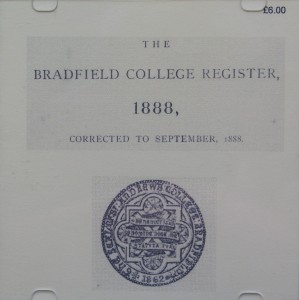 Bradfield College Register 1888 (CD)