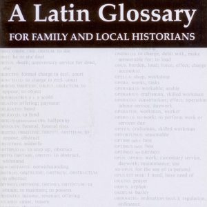 Latin for family historians, Glossary