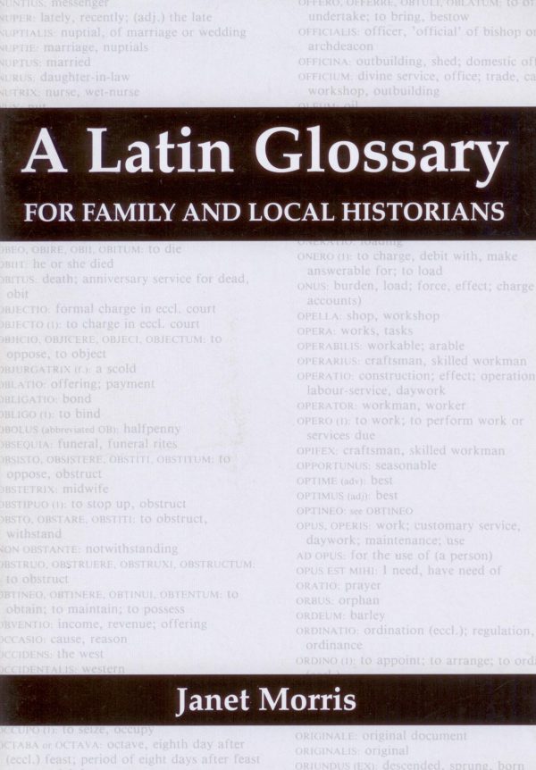 Latin for family historians, Glossary