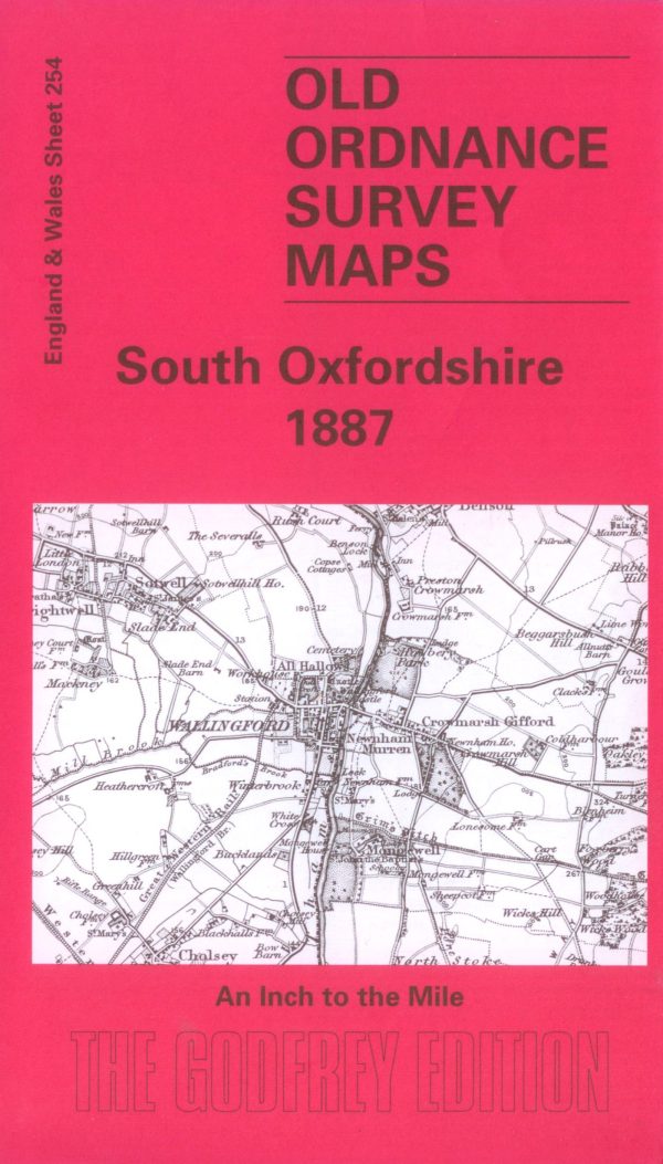 South Oxfordshire, One Inch Old Ordnance Survey Map, 1887