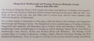 Hungerford, Marlborough and Wantage Wesleyan Methodist Circuit Historic Roll 1899-1904 - Image 5