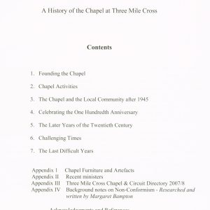 A History of Three Mile Cross Methodist Church