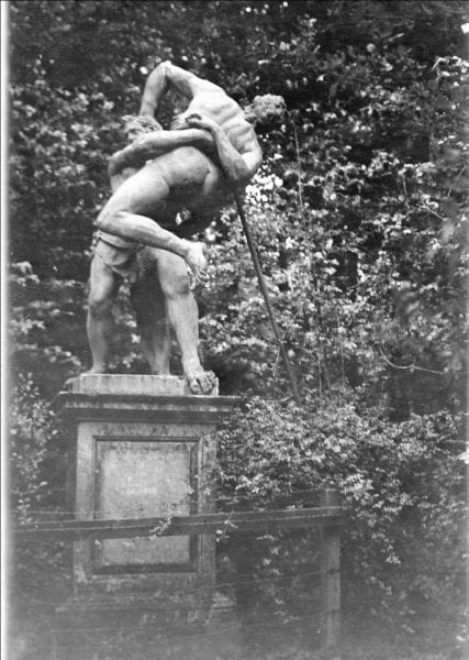 Cain and Abel Statue (Courtesy of Reading Library Local Studies Collection) 