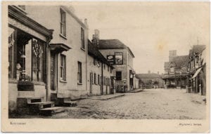 Kintbury Station Road, a Righton postcard of c1900