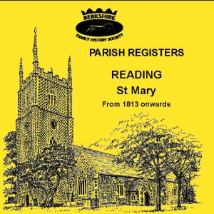 Reading, St Mary, Parish Registers 1813 onwards (CD)