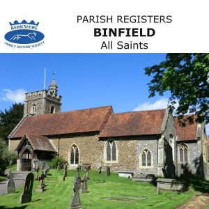 Binfield, All Saints, Parish Registers, (CD)