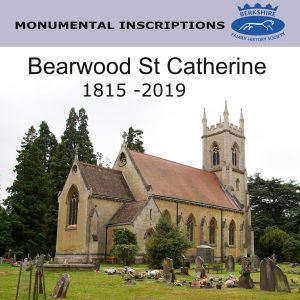 Bearwood, St. Catherine Monumental Inscriptions 1815 – 2019 (CD)