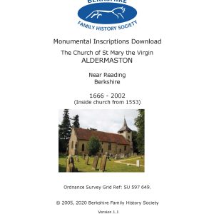 Aldermaston St Mary MI 1666-2002 (Download) D1400