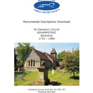 Ashampstead St Clement MI 1715-1984 (Download) D1402