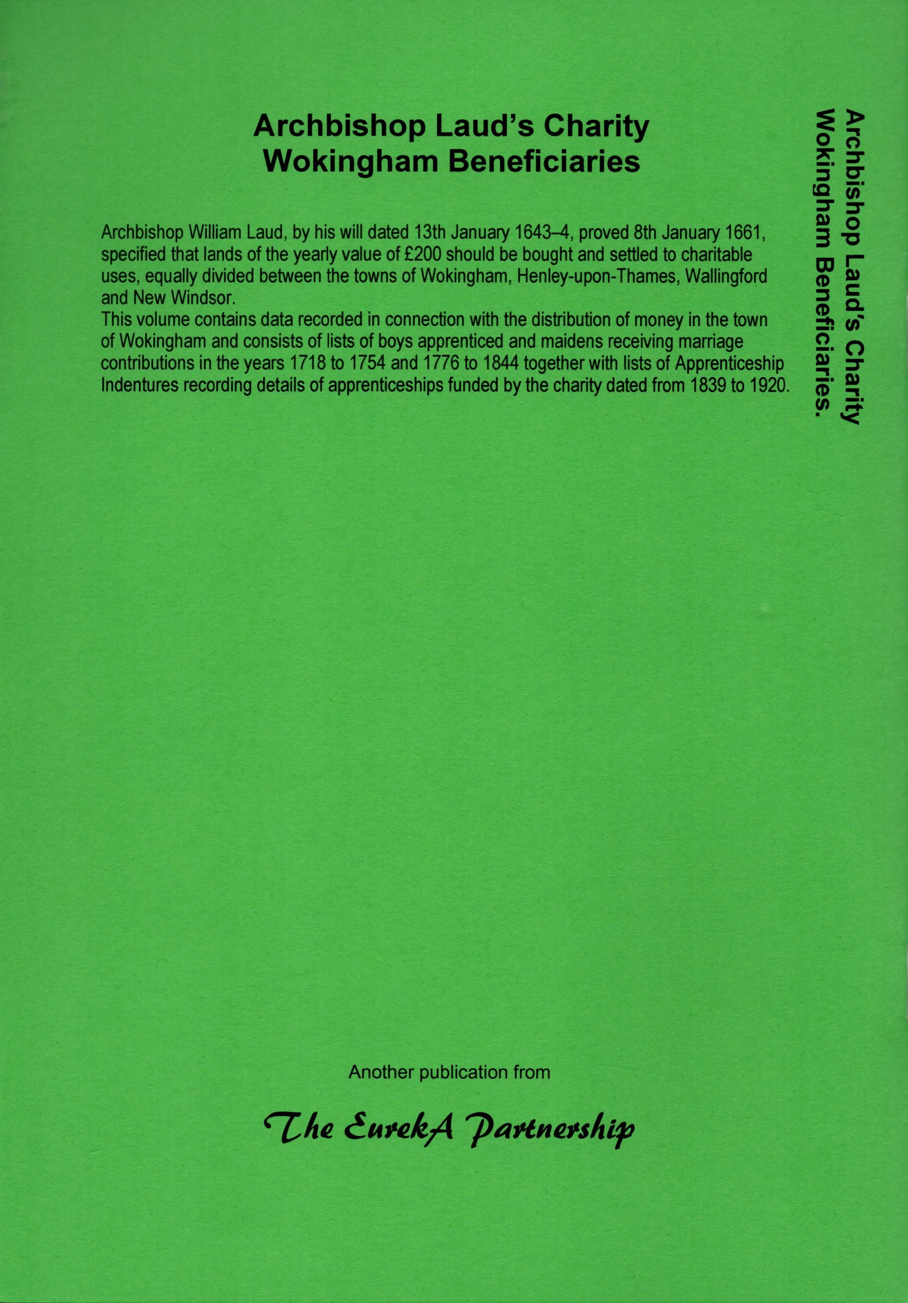 Archbishop Laud's Charity - Wokingham Beneficiaries - Image 2