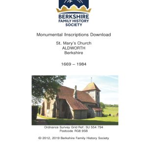 Aldworth St Mary MIs 1669-1984 Download D1401