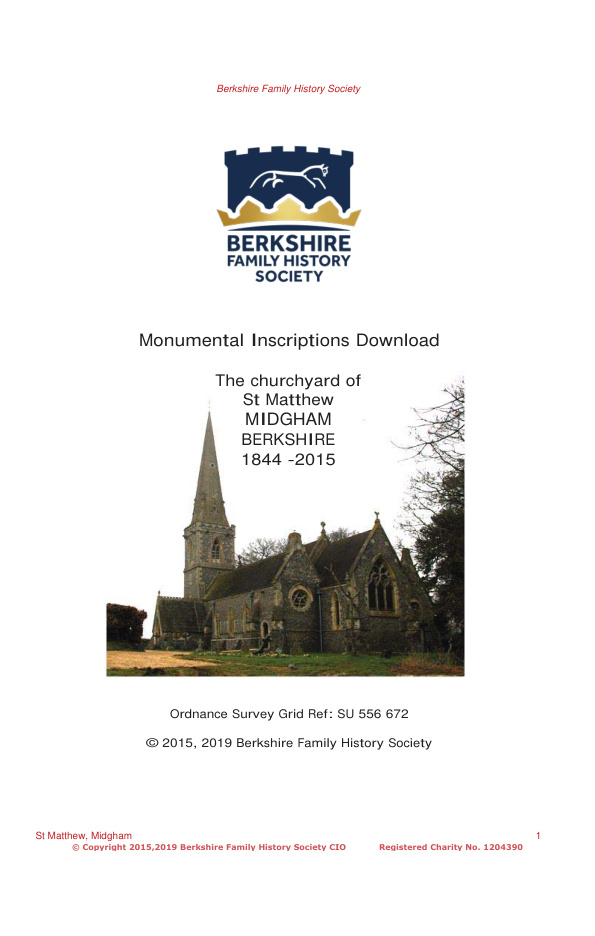 Midgham St Matthew MIs 1844-2015 Download D1418
