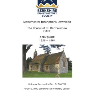 Oare St Bartholomew MIs 1826-1984 Download D1422